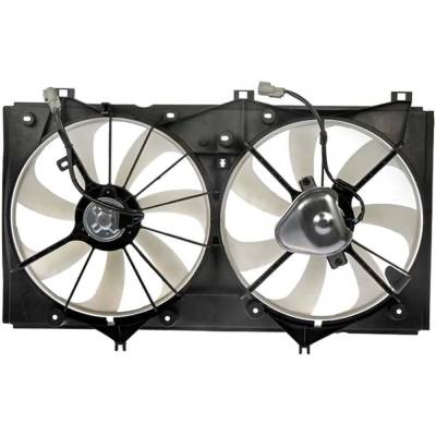 Rareelectrical - New Dual Cooling Fan Assembly Compatible With Toyota Camry Se 4 Cyl 2.4L Camry Base 4 Cyl 2.4L Ce