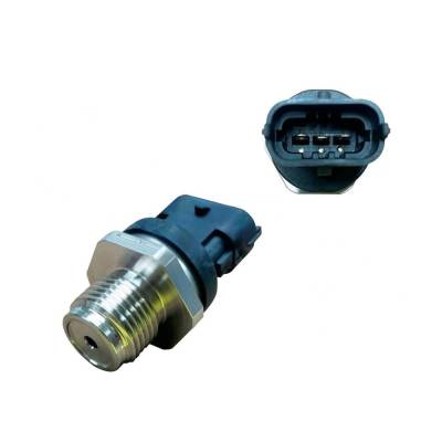 Rareelectrical - Fuel Rail Pressure Sensor Compatible With 2003-2007 Cummins 2500/3500 Isb 5.9L Cummins Diesel 3-Pin