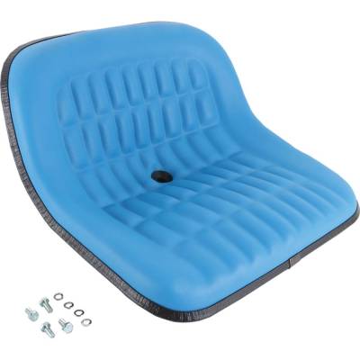 Rareelectrical - Blue Low Back Seat Cushion Compatible With Ford New Holland 1000 1500 1700 1900 2000 2110 2120 2150