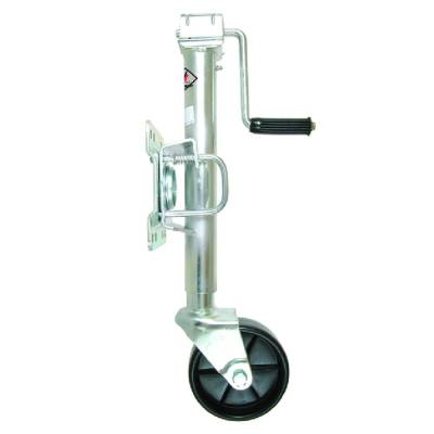 Rareelectrical - Trailer Jack Sidewind Single Wheel Compatible With Farm Equipment Utility Flatbed Boat Trailers