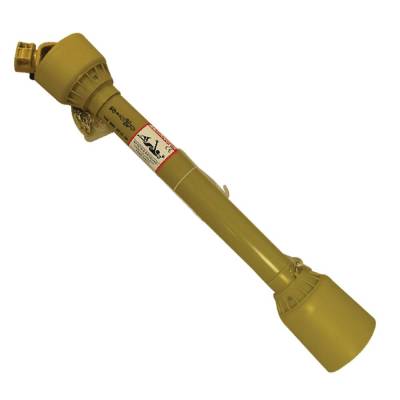 Rareelectrical - Pto Driveline Series 4 Tri-Tube 37-3/8" Collapsed 1-3/8" 6 Spline To Round Compatible With 540 Rpm