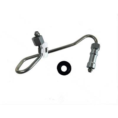 Rareelectrical - Fuel Injection Line Compatible With 2004-2012 Massey Ferguson 7480 1106C/D 6.6L 6-Cyl Diesel #6 High
