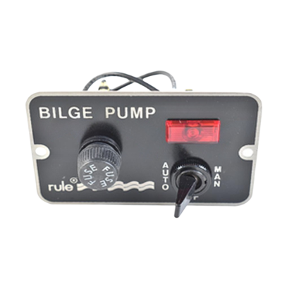 Rareelectrical - Marine Bilge Pump Panel Switch Compatible With Rule Model 41 Deluxe 3-Way Toggle 12V Dc Stainless