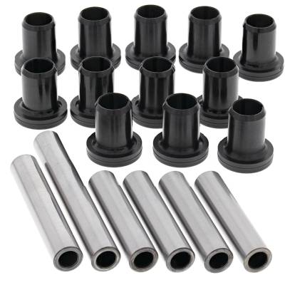Rareelectrical - 18-Piece Rear Irs Bearing Kit Sae 52100 Chrome Steel Acetal Delrin Bushing Parts Assembly Premium