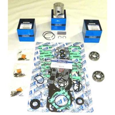 Rareelectrical - Powerhead Rebuild Kit Compatible With Yamaha 40-50Hp 3-Cyl 2-Stroke Outboard 2.638" Pistons Rings