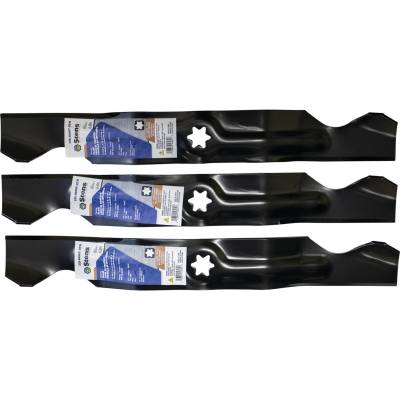 Rareelectrical - 17-7/8 In Mulching Blade 6 Pt Star 2-1/2 Wide Compatible With Cub Cadet Rzt-S50 Ltx1050 Troy-Bilt