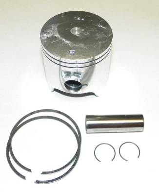 Rareelectrical - Piston Kit Compatible With 1995-1997 Polaris Sl 780 Slt 780 Slx 780 779Cc Fuji 3-Cyl Inline Triple