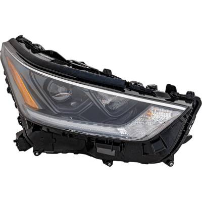 Rareelectrical - Headlight Compatible With 2021 Toyota Highlander 3.5L 2.5L V6 A25a-Fxs Right Passenger Side Led