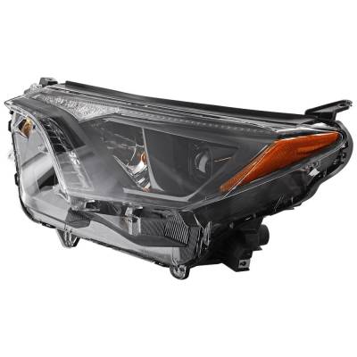 Rareelectrical - New Headlight Compatible With 2016-2018 Toyota Rav4 2.5L I4 Left Driver Side Halogen Rt10010034