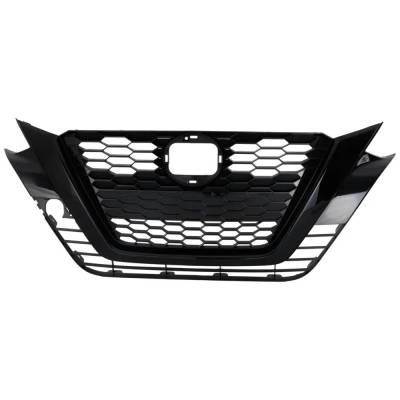 Rareelectrical - New OEM Replacement Painted Black Grille Assembly Compatible With Nissan Altima Sr 4 Cyl 2.5L Altima