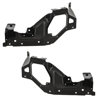 Rareelectrical - Front Left Outer And Front Right Outer Bumper Bracket Compatible With Gmc Sierra 1500 Elevation 4