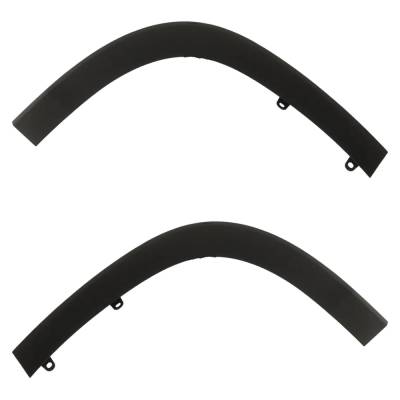 Rareelectrical - New Rear Left Rear Section And Right Section Fender Trim Compatible With Toyota Highlander Le 4 Cyl