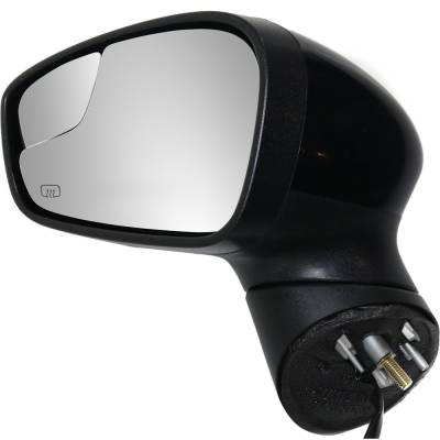 Rareelectrical - New Side Mirror Compatible With 2011-2013 Ford Fiesta 1.6L 1.0L I4 Left Driver Side 197Hp Replaces
