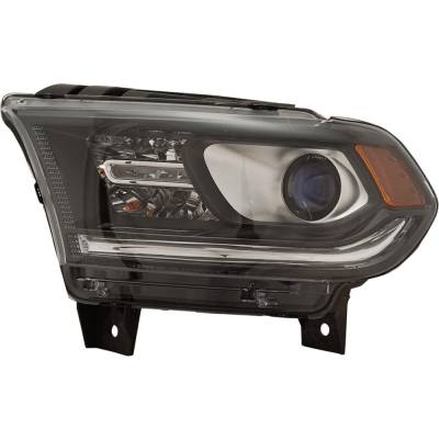 Rareelectrical - New Headlight Compatible With 2016-2020 Dodge Durango 3.6L 5.7L V6 Hellcat Left Driver Side Halogen