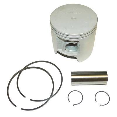 Rareelectrical - New Port Side .020 Over Piston Kit With Rings Compatible With 1984-2006 Yamaha V6 2-Stroke