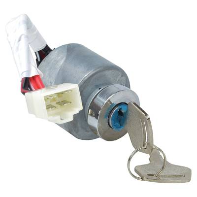 Rareelectrical - New Ignition Switch 4 Position 4 Terminal 12 Volt With 2 Keys Fits Kubota Bx1500 Bx1800 Bx2200