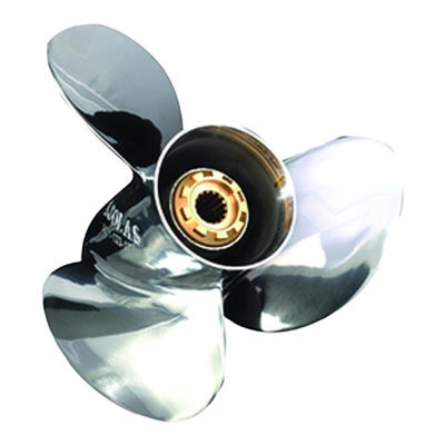 Rareelectrical - 13"X19" 3-Blade Rh Stainless Propeller Compatible With 1978 Mercury 115Hp 2-Stroke & Newer Mercury