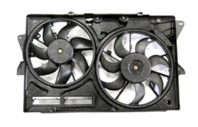 Rareelectrical - Dual Radiator And Condenser Fan Assembly Compatible With 2013-2017 Ford Lincoln Taurus Mks 3.5L 3.7L
