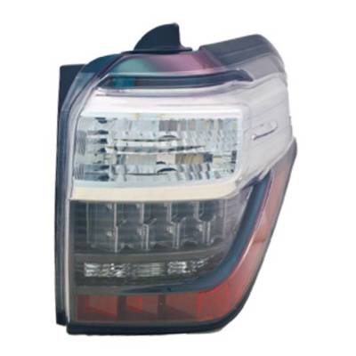 Rareelectrical - Right Passenger Tail Light Assembly Compatible With 2014 Toyota 4Runner Sr5 4.0L V6 Trail Limited