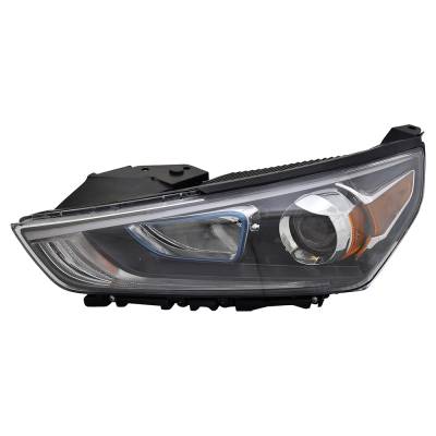 Rareelectrical - New Left Headlight Compatible With Hyundai Ioniq Hybrid Blue Hatchback 1.6L 2017 2018 2019 By Part