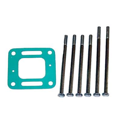 Rareelectrical - Marine Exhaust Elbow Mounting Kit Compatible With 1952-1976 Mercruiser Replaces 4354-Mk Direct Fit