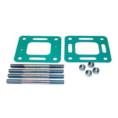 Rareelectrical - Gm V6 V8 229 262 305 350 454 Exhaust Elbow Mounting Kit Compatible With 1983 Mercruiser 4.3L 5.0L