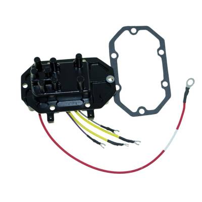 Rareelectrical - Voltage Regulator Compatible With 1985-1992 Johnson Evinrude V8 250-300Hp V6 175-225Hp 35 Amp Water