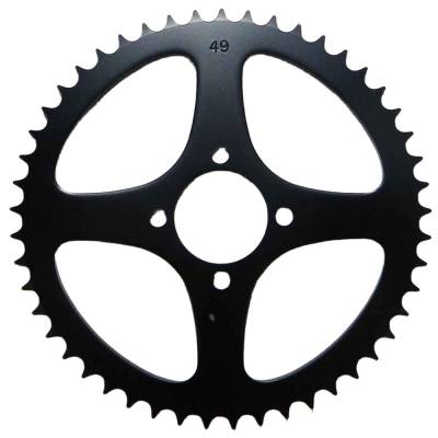 Rareelectrical - Rear Drive Sprocket 49T 428 Chain Steel Compatible With Yamaha Tt-R 125 (2000-2001) 2000-2001 124Cc