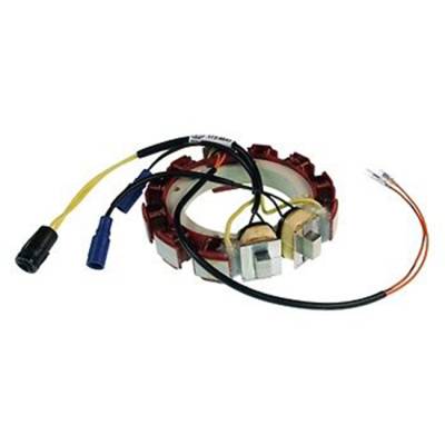 Rareelectrical - Stator 35 Amp Compatible With Johnson Evinrude 185Hp 200Hp 225Hp 250Hp 300Hp V6 V8 Outboard
