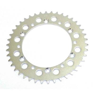 Rareelectrical - Rear Drive Sprocket 42T 520 Chain Steel Compatible With Kawasaki Kx 125 Kx 250 (2-Stroke) Kx 500