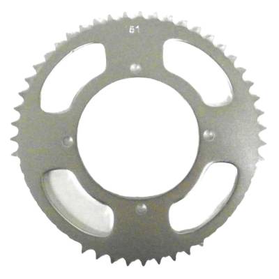 Rareelectrical - Rear Drive Sprocket 51T 428 Chain Steel Compatible With Kawasaki Kx 80 Kx-Bw 80 (Big Wheel) Kx 85 Kx