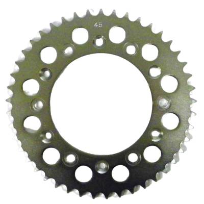 Rareelectrical - Rear Drive Sprocket 45T 520 Chain Steel Compatible With Honda Xr 250R (Early) Xr 600R Xr 650L