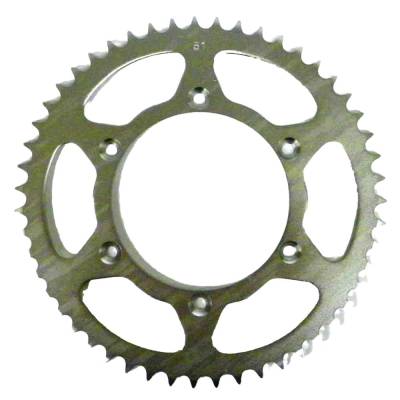 Rareelectrical - 51 Tooth Rear Sprocket 520 Chain Compatible With 1980-2025 Kawasaki Rm 125 Rm 250 Rmx 250 Rmx 450