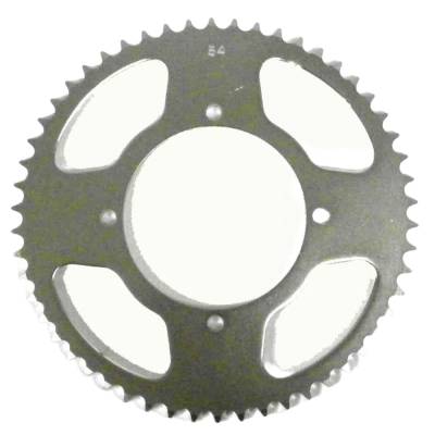 Rareelectrical - Rear Drive Sprocket 54T 428 Chain Steel Compatible With Kawasaki Kx 80 Kx-Bw 80 (Big Wheel) Kx 85 Kx