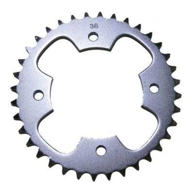 Rareelectrical - Rear Drive Sprocket 36T 520 Chain Steel Compatible With Polaris Predator 500 Outlaw 450 Mxr Outlaw