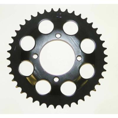 Rareelectrical - Rear Drive Sprocket 42T 428 Chain Steel Compatible With Yamaha Yt 125 Tri-Moto Yt 175 Tri-Moto