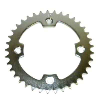 Rareelectrical - Rear Drive Sprocket 37T 520 Chain Steel Compatible With Suzuki Lt-R 450 Quadracer Lt-Z 400 Quadsport