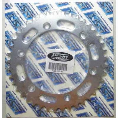 Rareelectrical - Rear Drive Sprocket 41T 520 Chain Steel Compatible With Suzuki Pe 175 Pe 250 Rm 250 (Early) Rm 400