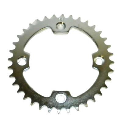 Rareelectrical - Rear Drive Sprocket 36T 520 Chain Steel Compatible With Suzuki Lt-R 450 Quadracer Lt-Z 400 Quadsport