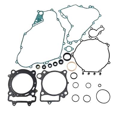 Rareelectrical - Gasket Kit Compatible With 2008-2014 Kawasaki Kfx450r 449Cc 4-Stroke Dohc Liquid-Cooled Os Bore Atv