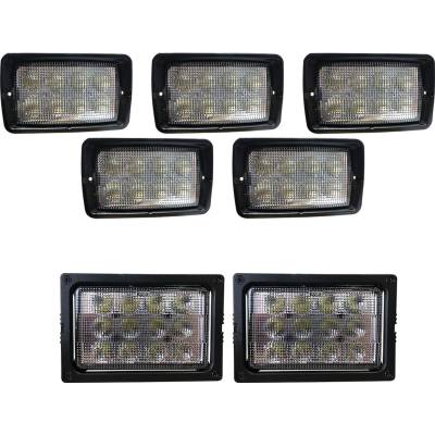 Rareelectrical - Upper Cab Led Light Kit Compatible With John Deere W110 W150 W155 Macdon M150 M155 M155e4 M200 M205