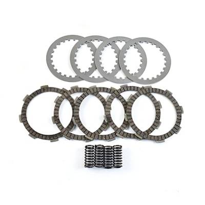 Rareelectrical - Clutch Friction Steel Plates Springs Kit Compatible With 1980-2002 Honda Xr200r Xr200 Xr 200R 195Cc