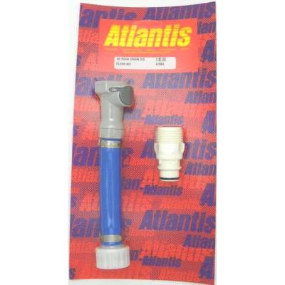 Rareelectrical - Quick Snap Flush Kit Compatible With 1995-2008 Sea-Doo Pwc With Rear Drain Pipe Gtx Gti Gts Xp Rfi