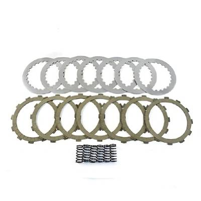 Rareelectrical - Complete Clutch Plate Kit With Heavy Duty Springs Compatible With 2002-2021 Ktm 450 Sx-F Exc 525 Sx