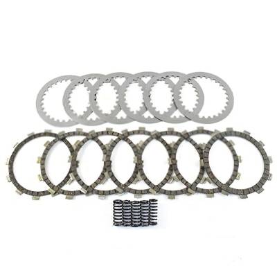 Rareelectrical - Clutch Friction Steel Plates Springs Kit Compatible With 1993-2005 Yamaha Big Bear 350 Yfm350fw Big