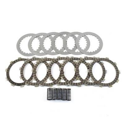 Rareelectrical - Clutch Friction Steel Plates Springs Kit Compatible With 1996-2004 Honda Xr400r Xr 400R 397Cc Sohc