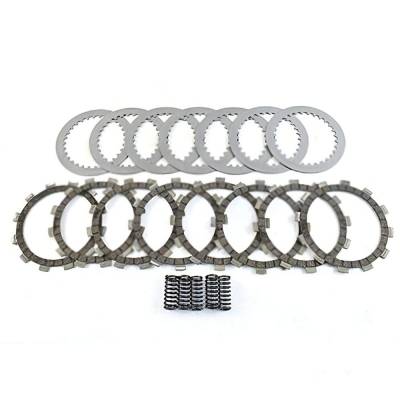Rareelectrical - Clutch Friction Steel Plates Springs Kit Compatible With 1996-2004 Yamaha Yz125 Yz 125 125Cc