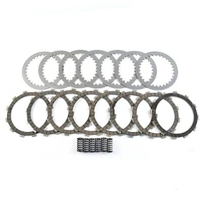Rareelectrical - Clutch Friction Steel Plates Springs Kit Compatible With 2003-2005 Suzuki Rm250 Rm 250 249Cc