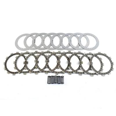 Rareelectrical - Clutch Friction Steel Plates Springs Kit Compatible With 2002-2019 Yamaha Wr250f Wr 250F 249Cc Dohc