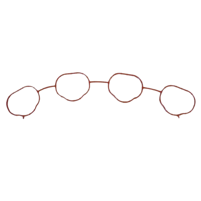 Rareelectrical - Intake Manifold Gasket Compatible With 2011-2014 Yamaha F115 115Hp Inline-4 4-Stroke Outboard Marine